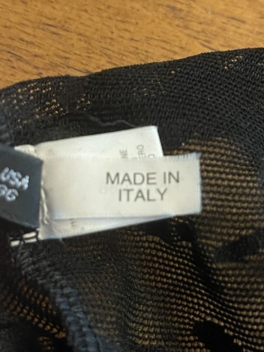 Vintage 1990er OCCHI VERDI LA PERLA SEXY DURCHSICHTIG SCHWARZ NETZ KORSETT TOP DESSOUS ITALIEN 36 - Bild 16 von 21