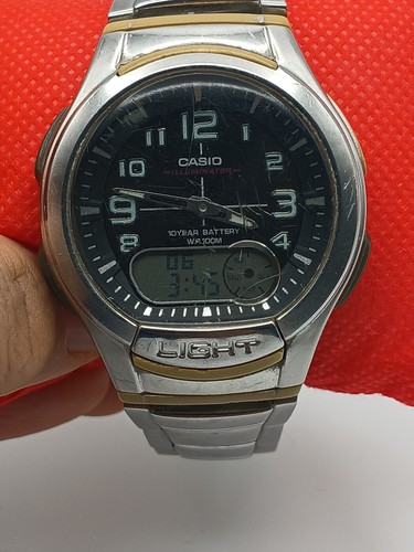 Casio 3793 AQ-180W Herrenuhr Quarz Telememo 30 - Bild 7 von 24
