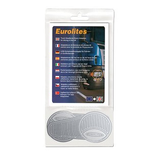 Eurolites Anti Scorch Headlamp Headlight Beam Reflectors Adaptors FRENCH to UK