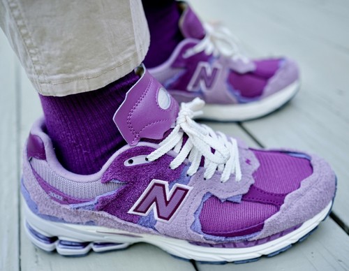 New Balance 2002R Confezione Protezione "Lavanda Rosa" - Uomo Taglia 9,5 - Foto 10 di 22