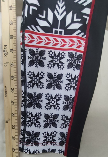 Krimson & Klover Women's Nordic Snowflake Leggings NWT $98 Large - Picture 6 of 7