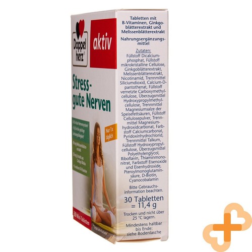 DOPPELHERZ AKTIV Nervous System & Fatigue Reduction Food Supplement 30 Tablets - Picture 7 of 24