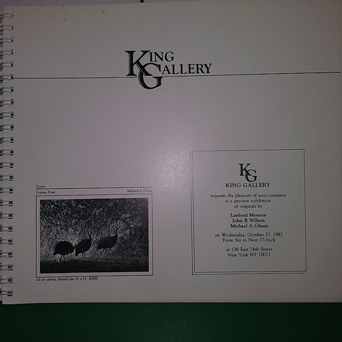 SPORTSMAN'S EDGE, LTD / KING GALLERY WILDLIFE ART CATALOG 9x8" 1983, NEW MINT - Picture 2 of 12