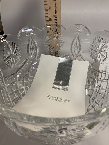 WATERFORD CRYSTAL DESIGNERS SERIES WINTER GARLAND CENTERPIECE - Picture 8 of 12