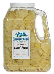 Harmony House Foods, Dried Potatoes, sliced, 32 oz. Gallon Size Jug Harmony House Foods, Dried Potatoes, sliced, 32 oz. Gallon Size Jug