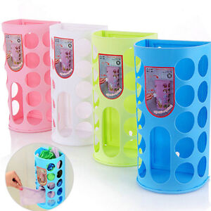 Bag-Holder-Dispenser-Grocery-Plastic-Storage-Box-Wall-Mount-Kitchen-Organizer-LE