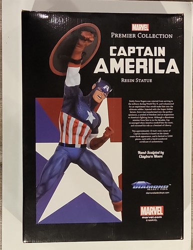 Diamond Select Marvel Premier Captain America statue by Clayburn Moore Numbered - Picture 4 of 7
