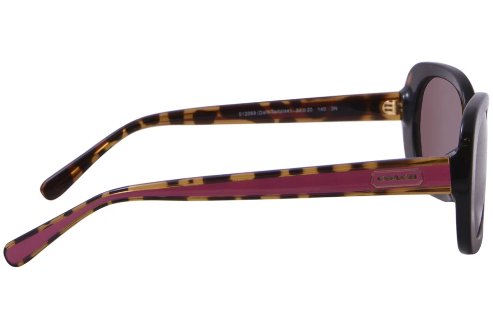 Gafas de sol Coach CD471 HC8358U 512069 para mujer tortuga oscura/violeta lisas 54 mm Foto 3 de 4