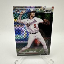 CJ Abrams 2022 Stadium Club Chrome X-Fractor RC #31