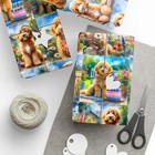 Goldendoodle Wrapping Paper Gift Wrap Labradoodle Doodle Mom Christmas Birthday