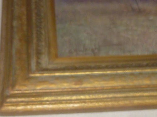 GERAHMT S.R. WRIGHT ORIGINAL AQUARELL SIGNIERT GEMÄLDE LANDSCHAFT BAUERNHAUS   - Bild 9 von 11