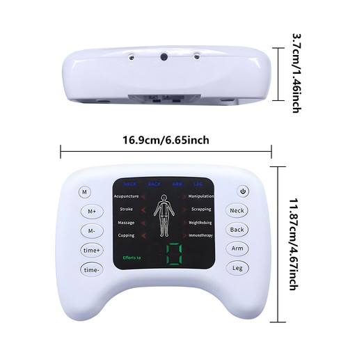 Unit Muscle Stimulator, Electronic EMS Pulse Massager Machine for Shock Physical - Picture 11 of 12