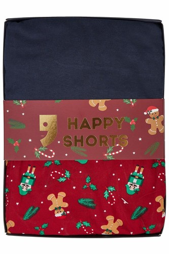 HAPPY SHORTS Herren Web Pyjamahose Schlafanzug Hose Homewear witzige Motive - Bild 3 von 4