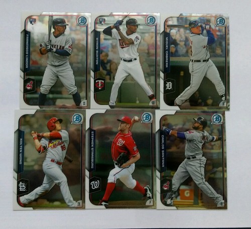 2015 BOWMAN CHROME VETERAN & ROOKIE BASE CARD- COMPLETE YOUR SET. - Picture 1 of 22