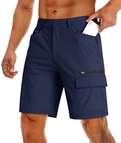Mens Hiking Shorts Outdoor Athletic Quick Drying Casual Shorts Travel Work Pants
