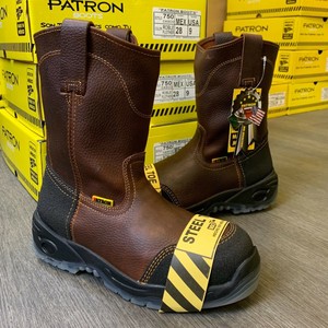 steel toe heel boots