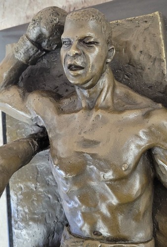 Hand Made Original Artwork Famous Champion Ali Genuine Bronze Sculpture Art NR - Picture 6 of 10