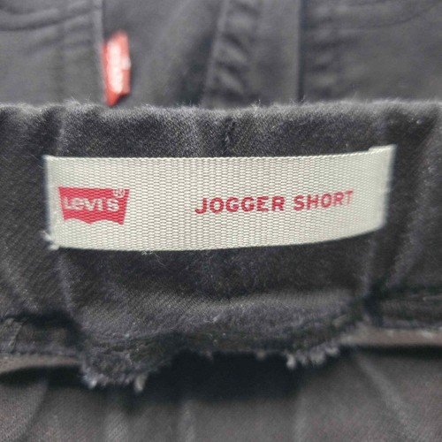 Levi's Boys Shorts Size 7 Black Denim Logo Sides Pull-On Jean Style - Picture 9 of 12
