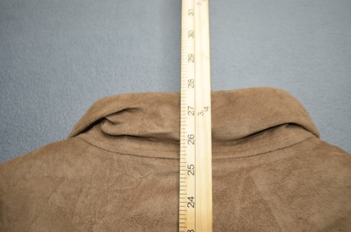 LL Bean Insulated Warm Up Jacket Women's Large Tan Fleece Lined Chore Barn - Picture 6 of 10