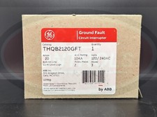 GE THQB2120GFT 2 POLI 20AMP bullone su interruttore GFCI nuovo in scatola USA stock