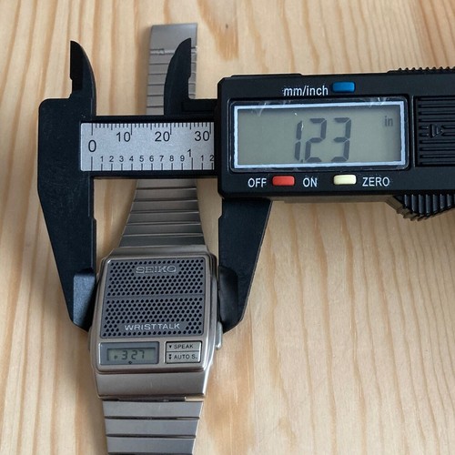 【Near Mint】SEIKO A964-4A0A WRISTTALK Digital Men's Vintage Wristwatch - Picture 13 of 14