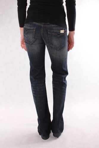 REPLAY W406 072 220 007 Neeko, Damen Jeans, Dunkelblauer Denim - Bild 3 von 5