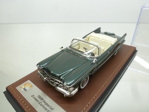GLM 132003 IMPERIAL CROWN CONVERTIBLE 1959 -GREEN 1:43- GOOD IN SHOWCASE - Imagen 2 de 8