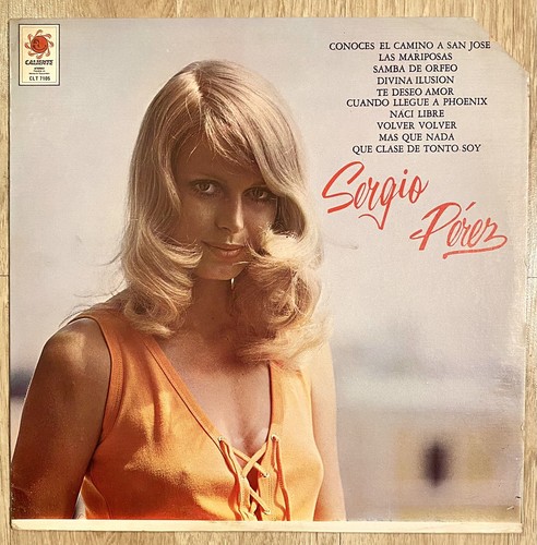 SERGIO PEREZ HEAR!! ST LP LATIN VINYL RECORD 1975 SAMPLES LOOPS! VG+ - Imagen 1 de 3