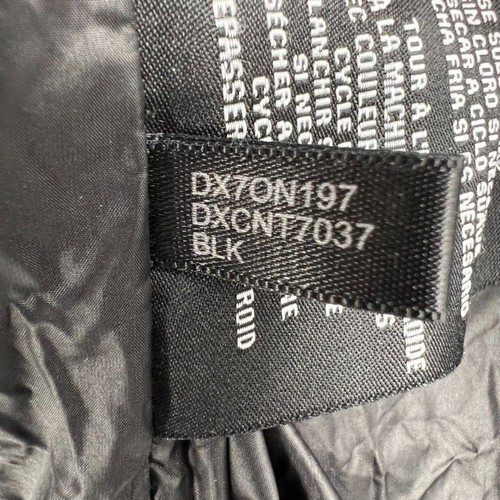 DKNY Puffer Coat XXL mens black logo hooded jacket winter water resistant - Picture 9 of 13