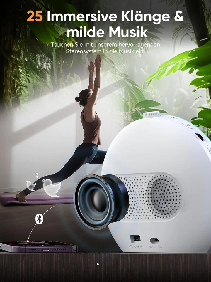 Lichtwecker Tageslichtwecker Sonnenaufgang Digital Wecker mit 25 Klänge C595 - Bild 4 von 4