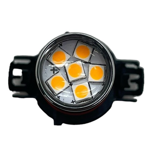 Pair PSY24W 3030 SMD LED yellow amber indicator bulbs 24W PG20/4 LLB187A - Picture 5 of 8
