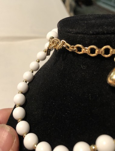 Collar Monet con detalles de oro blanco con cuentas - Imagen 2 de 2