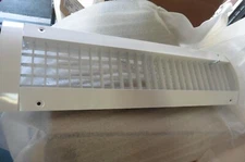 Krueger Grill vent 5DMGDR neck 30x4 face alum curved face 32x6 adj registr white