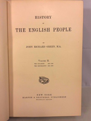 History of the English People 4 Vol Set 1882 John Green & Making & Conquest Engl - Picture 7 of 12