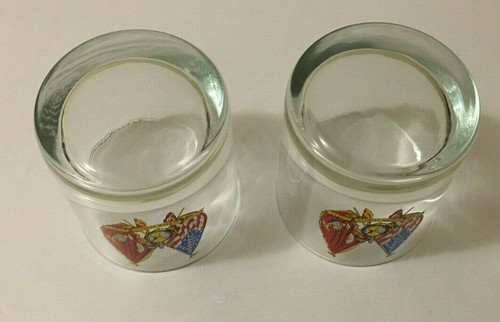 Vintage USMC Country Corps Semper Fidelis Whisky Glass x 2 Excellent condition - Imagen 2 de 5