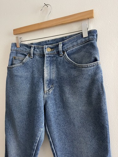 Vintage Size 28 Lee MR 100% Cotton Denim Jeans 1980s, Made in USA, 28” X 28” - Picture 16 of 19