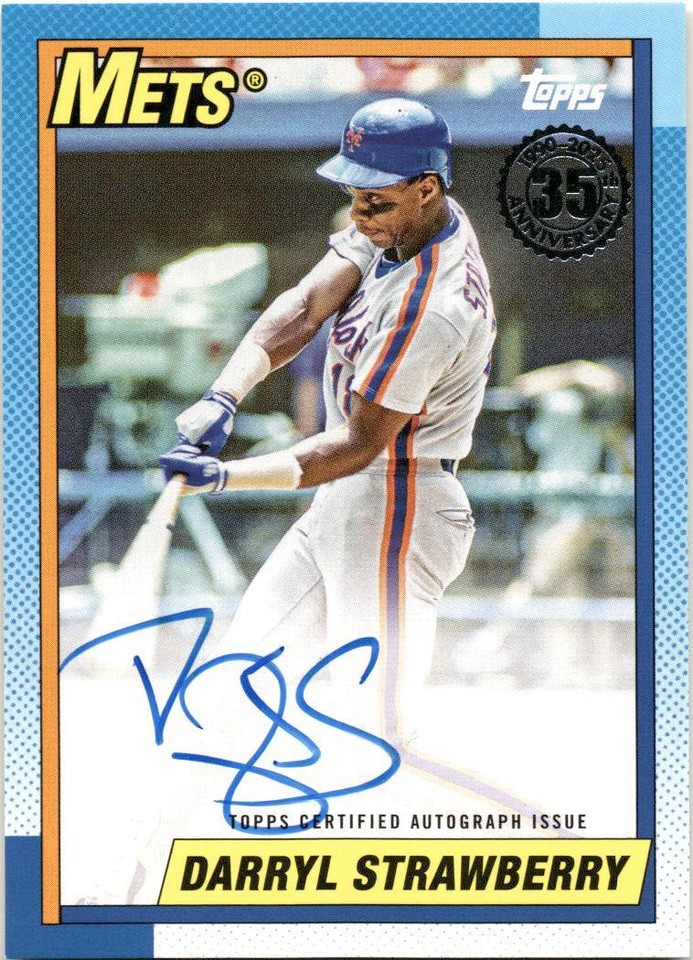 2025 Topps Series 1 - Darryl Strawberry #90AU-DS for sale | eBay