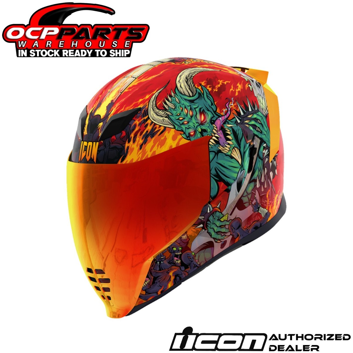 Icon Airflite Black Demo Helmet MIPS - Speed Addicts