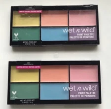 Lot of 2 New Wet & Wild #12911 Pastels Paint Palettes ~ Fast Ship