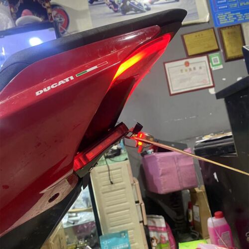 For DUCATI Panigale V4/S V4R V2 Tail Tidy License Plate Holder LED Signal Light - Picture 11 of 15