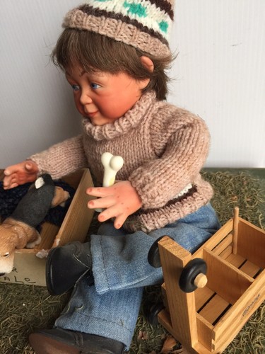 Porcelain Bisque Women Doll - Afbeelding 8 van 12