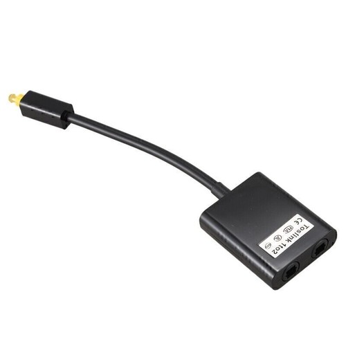 Optischer SPDIF Audio Splitter 2 Wege Toslink Splitter Adapter 1 Eingang 2 NEW - Bild 5 von 9