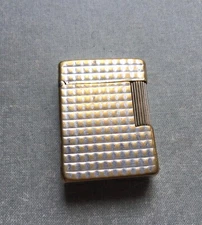 DUPONT de Paris Made in France Silver Plated Vintage Gas Lighter Works