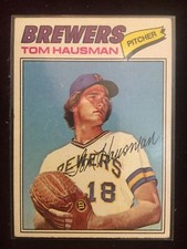 1977 Topps #99 Brewers Tom Hausman Baseball Card