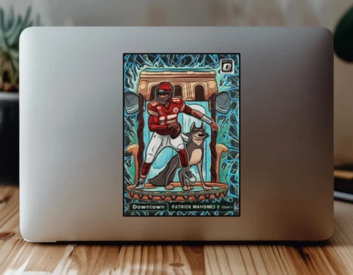 Jayden Daniels Downtown Card CUSTOM ART DECAL + Stroud, Mahomes, Brady & MORE🔥