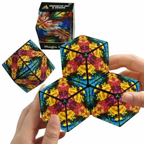 Magic Cube 3D Shashibo Shape Shifting box Anti Stress Hand Flip Puzzle Toys Gift - Picture 5 of 21