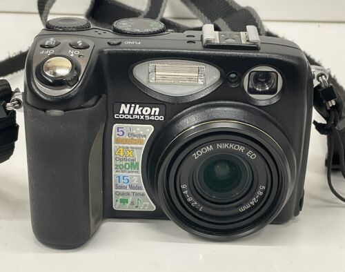 Vintage 2003 Nikon Coolpix E5400 Prosumer Digital Camera 5.0MP Tested & Working - Picture 6 of 13