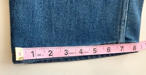 LEVI’S Brown Tab 40547-2317 Black Bat Wing Blue Men’s Jeans 38X32 *Fit 36x31 - Picture 16 of 21
