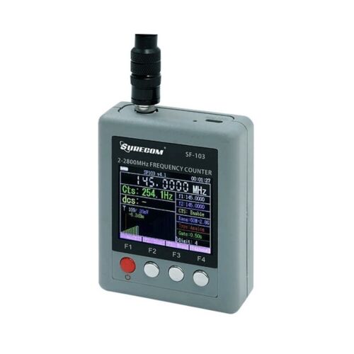 SURECOM SF-103 Portable Frequency Counter 2MHz-2.8GHz with TFT Color Display - Picture 3 of 12