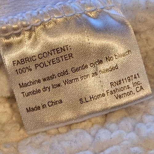 SL S L Coperta Sherpa bambino bambino bianco blu grigio freccia peluche pile SL S L Home Fashions - Foto 3 di 3
